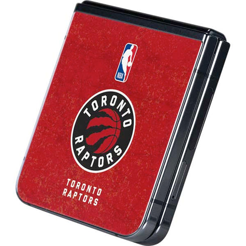 NBA Toronto Raptors Distressed Galaxy Z Flip5 5G Skin